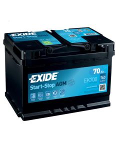EXIDE Start-Stop Akumulator 12V 70Ah 760A AGM desno+