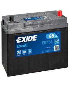 EXIDE Akumulator 12V 45Ah 330A EXCELL desno+ uske kleme azija