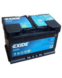 EXIDE Start-Stop Akumulator 12V 72Ah 760A AGM desno+