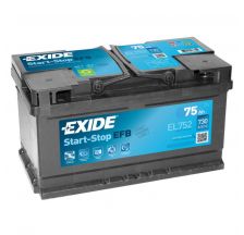 EXIDE Start-Stop Akumulator 12V 75Ah 730A EFB desno+