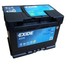 EXIDE Start-Stop Akumulator 12V 62Ah 680A AGM desno+